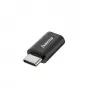 Hama 00300095 Micro-USB B Adapter USB Type-C Male Melns
