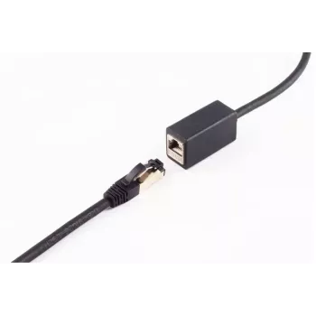 Tīkla kabelis ShiverPeaks BS08-44015 Cat8.1 F/FTP 0,5m melns