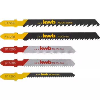 Finierzāģa asmens KWB 617295 Augstas oglekļa tērauda HCS 5 gab.