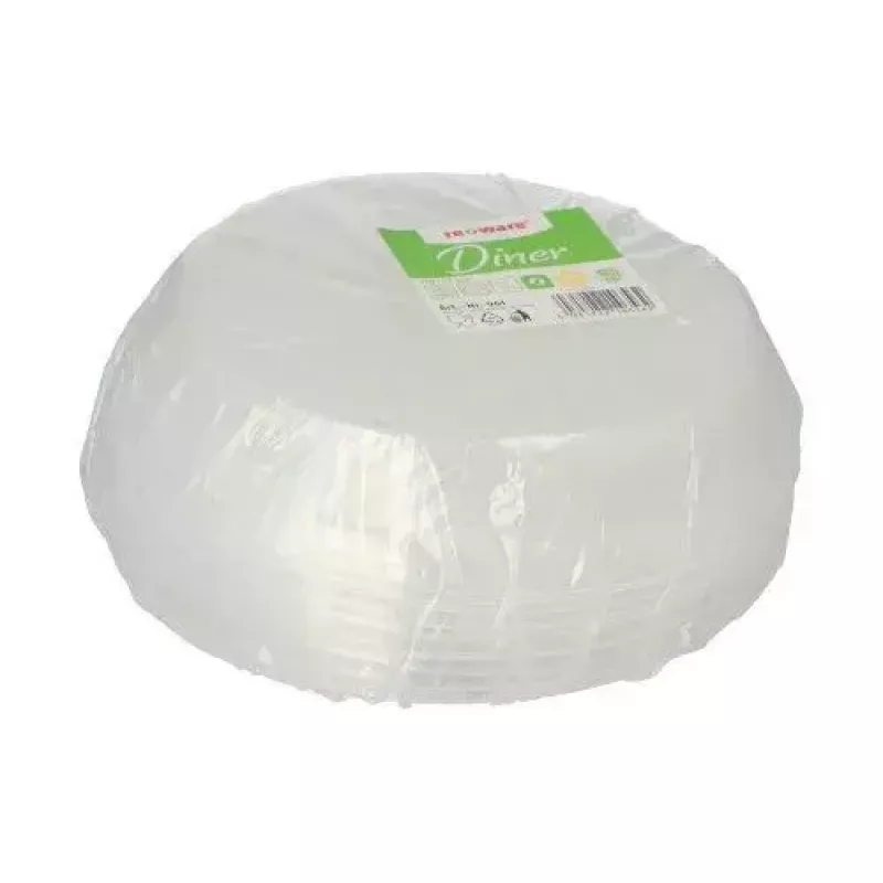 Vienreizlietojamais vāciņš Papstar 96559 no polipropilēna, caurspīdīgs 227x227x41mm