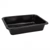 Vienreizējās lietošanas pārtikas uzglabāšanas trauks Papstar 96552 Polipropilēns Melns 227x178x45mm