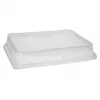 Papstar 96555 vienreizējās lietošanas pārtikas uzglabāšanas trauks Caurspīdīgs PET 234x187x20mm