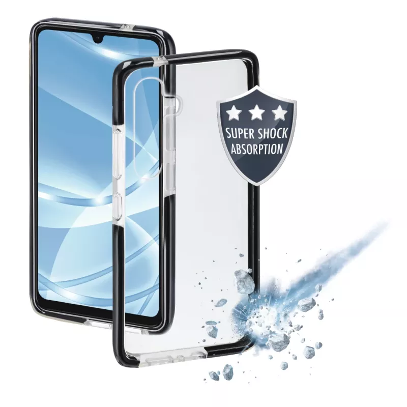 Hama Protector mobilā tālruņa maciņš 16,8 cm (6,6 collu) vāciņš Melns, Caurspīdīgs