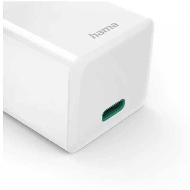 Hama 00125139 mobilās ierīces lādētājs Austiņas, Ārējais akumulators, Viedtālrunis, Planšetdators Balts Maiņstrāva Ātrā uzlāde Iekštelpām