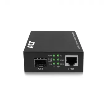 Tīkla multivides pārveidotājs ACT AC4451 1000 Mbit/s Daudzrežīmu Vienrežīma Melns