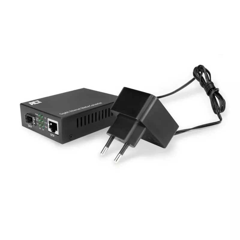 Tīkla multivides pārveidotājs ACT AC4451 1000 Mbit/s Daudzrežīmu Vienrežīma Melns
