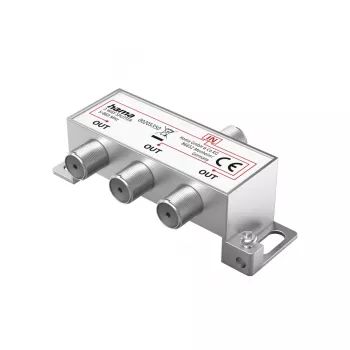 Hama 00205350 kabeļa sadalītājs/apvienotājs Sudraba
