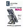 Cellularline Pocket Stand Mag magnētiskais karšu turētājs ar statīva funkciju, saderīgs ar MagSafe