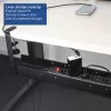 ACT Zem galda izbīdāma kabeļu pārvaldības teknē ar skavu stiprinājumu