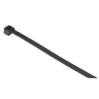Hama 00220999 kabeļsaites Āķa un cilpas kabeļsaite Plastmasa Melna 50 gab.