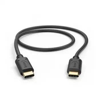 Hama 00201706 USB kabelis USB 2.0 0,5 m USB C melns