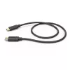 Hama 00201706 USB kabelis USB 2.0 0,5 m USB C melns