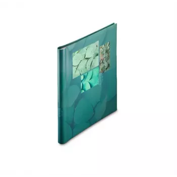 Fotoalbums HAMA Singo II zaļš — spirāliesējums, 20 lapas, 280×310 mm