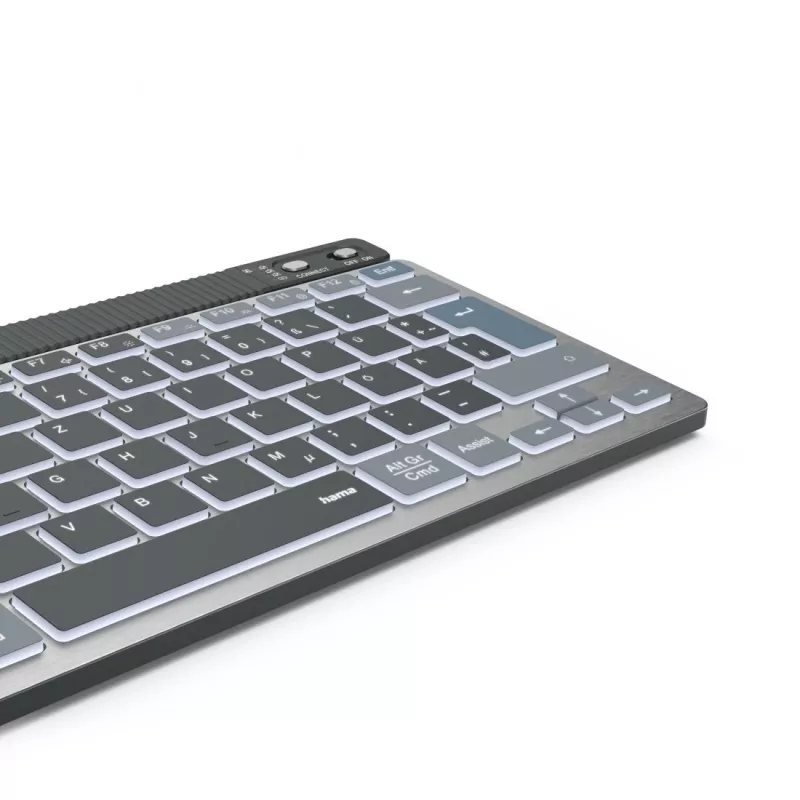 Hama WK-700 tastatūra mājām/birojam Bluetooth QWERTZ vācu antracīta, melna, zila