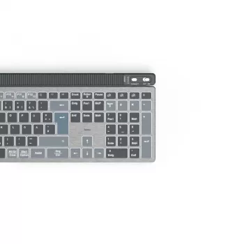 Hama WK-750 tastatūra mājai/birojam Bluetooth QWERTZ vācu Antracīta, melna, zila