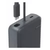 Hama “Travel” ārējais akumulators ar kabeli, 10000mAh, 2 izejas: 2x USB-C, antracīts