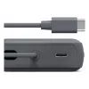 Hama “Travel” ārējais akumulators ar kabeli, 10000mAh, 2 izejas: 2x USB-C, antracīts