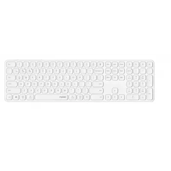 Bluetooth tastatūra Rapoo 00228034 QWERTZ German Wireless balta
