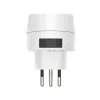 Hama 00223484 strāvas spraudņa adapteris Tips J Tips C (Eurokontaktdakša) Balts