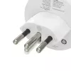 Hama 00223484 strāvas spraudņa adapteris Tips J Tips C (Eurokontaktdakša) Balts