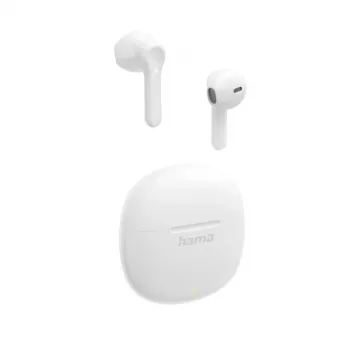 Hama Action One austiņas True Wireless Stereo (TWS) ievietojamās Zvani/Mūzika Bluetooth Balts
