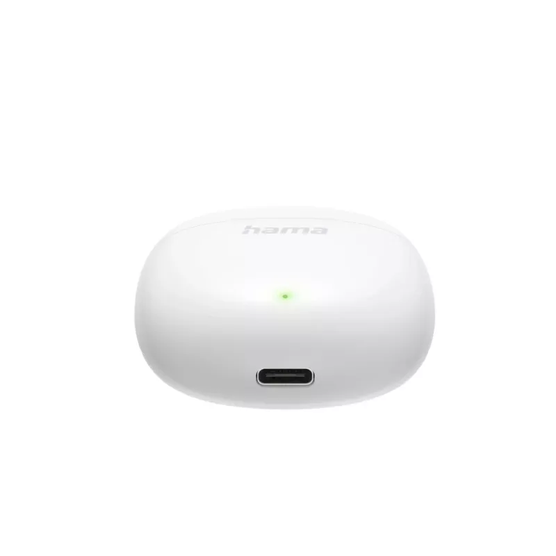 Hama Action One austiņas True Wireless Stereo (TWS) ievietojamās Zvani/Mūzika Bluetooth Balts