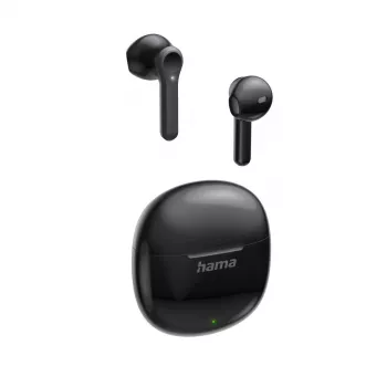 Hama Action One austiņas True Wireless Stereo (TWS) Ievietojamas Zvaniem/Mūzikai Bluetooth Melns