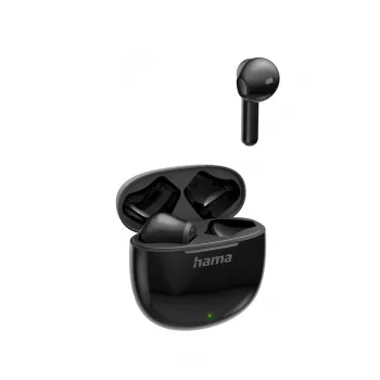 Hama Action One austiņas True Wireless Stereo (TWS) Ievietojamas Zvaniem/Mūzikai Bluetooth Melns