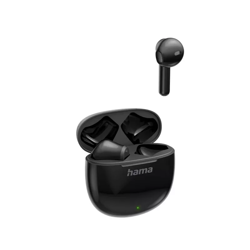Hama Action One austiņas True Wireless Stereo (TWS) Ievietojamas Zvaniem/Mūzikai Bluetooth Melns