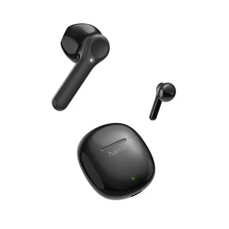 Hama Action One austiņas True Wireless Stereo (TWS) Ievietojamas Zvaniem/Mūzikai Bluetooth Melns