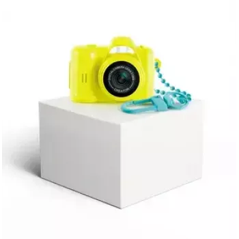 Digitālā bērnu kamera Canal Toys Photo Creator CLK062 dzeltena ar 0,96 collu LCD, MicroSD atbalstu, USB