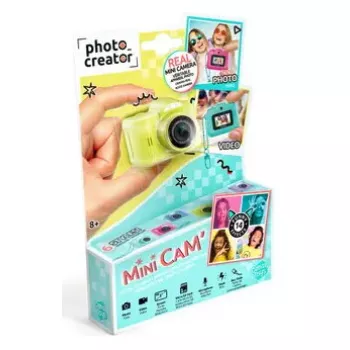 Digitālā bērnu kamera Canal Toys Photo Creator CLK062 dzeltena ar 0,96 collu LCD, MicroSD atbalstu, USB