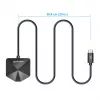Manhattan USB-C un USB-A kombinētais doks/rumbis, porti (4): USB-A (x2) un USB-C (x2), 5 Gb/s (USB 3.2 Gen1 jeb USB 3.0), leņķveida forma ērtai piekļuvei portiem, barošana caur USB (ārējais barošanas avots nav nepieciešams)