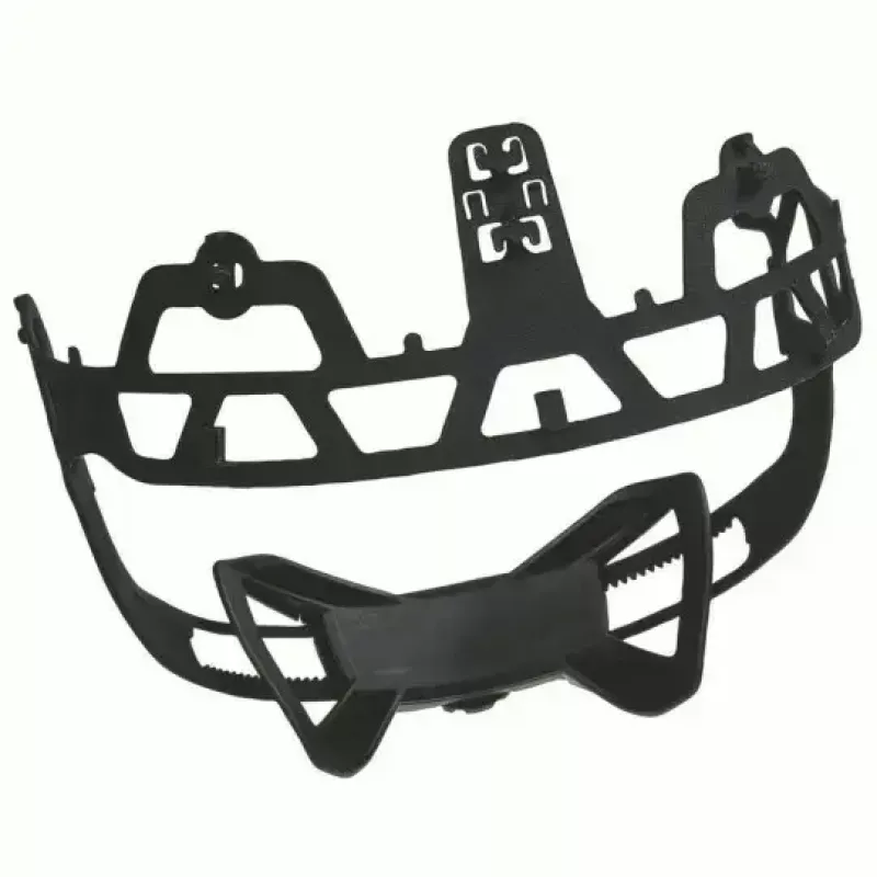 Aizsarggalvassega UVEX 9731333 — ABL plastmasa, sarkana, regulējama 51–65 cm