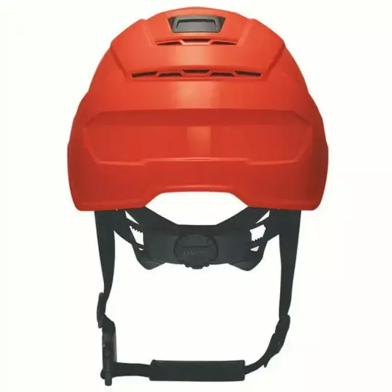 Aizsarggalvassega UVEX 9731333 — ABL plastmasa, sarkana, regulējama 51–65 cm