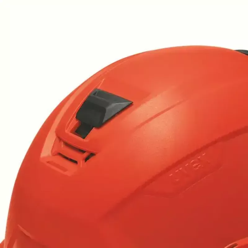 Aizsarggalvassega UVEX 9731333 — ABL plastmasa, sarkana, regulējama 51–65 cm