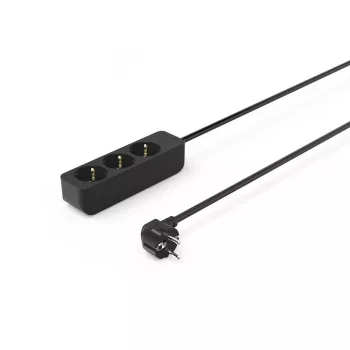 Hama 00223012 strāvas pagarinātājs 1.4 m 3 maiņstrāvas kontaktligzdas(-u) Iekštelpām Melns