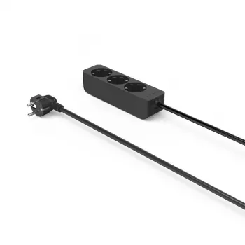 Hama 00223012 strāvas pagarinātājs 1.4 m 3 maiņstrāvas kontaktligzdas(-u) Iekštelpām Melns
