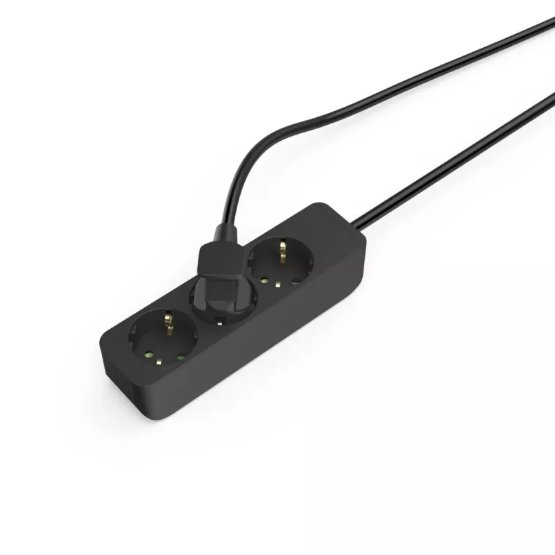 Hama 00223012 strāvas pagarinātājs 1.4 m 3 maiņstrāvas kontaktligzdas(-u) Iekštelpām Melns