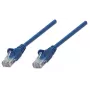 Intellinet tīkla ielāpu vads, Cat5e, 7,5 m, zils, CCA, U/UTP, PVC, RJ45, apzeltīti kontakti, bez aizķeršanās, ar aizsargapvalku, mūža garantija