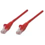 Intellinet tīkla vads, Cat6, 0,5 m, sarkans, CCA, U/UTP, PVC, RJ45, zeltīti kontakti, bez aizķeršanās, ar aizsarguzmavu, mūža garantija