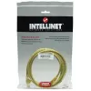 Intellinet tīkla savienojuma kabelis, Cat5e, 2 m, dzeltens, CCA, U/UTP, PVC, RJ45, zeltīti kontakti, bez aizķeršanās, aizsargapvalks, mūža garantija