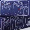 Rexel AS1000 plastmasas atkritumu maisi lieliem biroja smalcinātājiem 115L (iepakojumā 100 gab.)