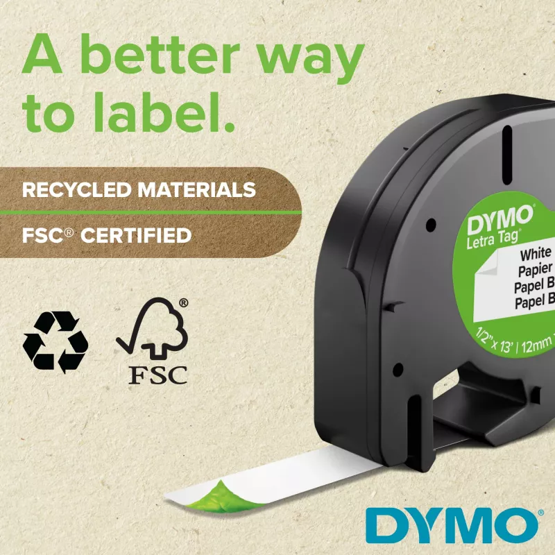 DYMO LetraTag ® 100T - Etiķešu printeris QWZ, QWERTZ, Tiešā termiskā / Termopārnese, Pelēks