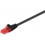 Tīkla kabelis Goobay 95255 melns 0,25m Cat6 U/UTP