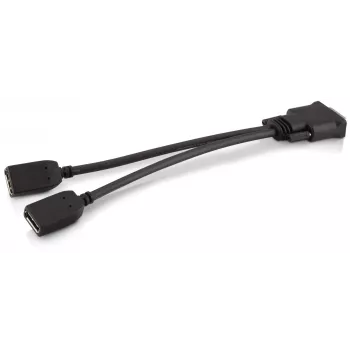 HP DMS-59 uz Dual DisplayPort komplekts, DMS, 2 x DisplayPort, vīrišķais, sievišķais, melns, vīrišķais/sievišķais