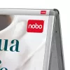 Nobo Essence A2 A-rāmja ietves zīme, Sudraba, Alumīnijs, 485 mm, 850 mm