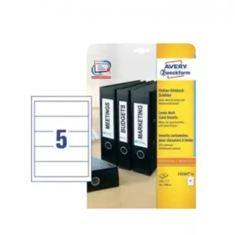 Pašlīmējošā printera etiķete Avery C32267-25