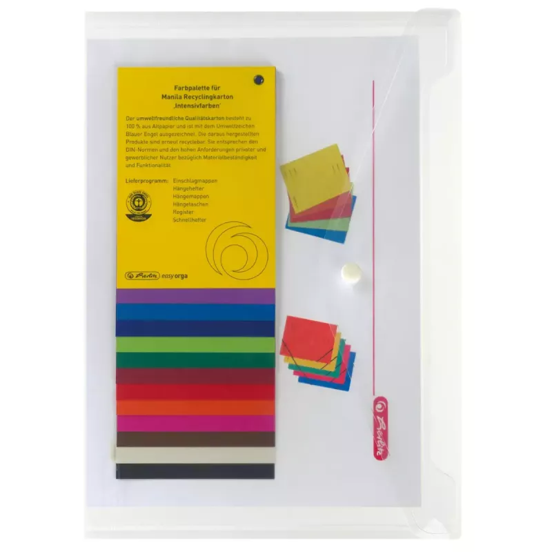 Mape Herlitz 10657930 Polipropilēns (PP) Caurspīdīga A4