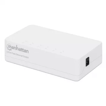 Manhattan 5 portu ātrais Ethernet slēdzis, plastmasa, trīs gadu garantija, kaste